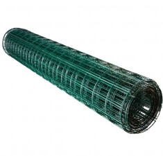 Сетка Europlast 2,2Х100Х50мм 1,0х10м зеленый RAL 6005 Сетка Europlast 2,2Х100Х50мм 1,0х10м зеленый RAL 6005