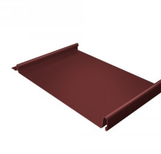 Кликфальц GL 0,5 Quarzit lite с пленкой RAL 3009 Кликфальц GL 0,5 Quarzit lite с пленкой RAL 3009