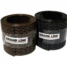 Лента вентиляционная ПВХ GRAND LINE черная 100х5000