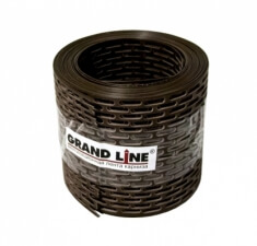 Лента вентиляционная ПВХ GRAND LINE коричневая 100х5000